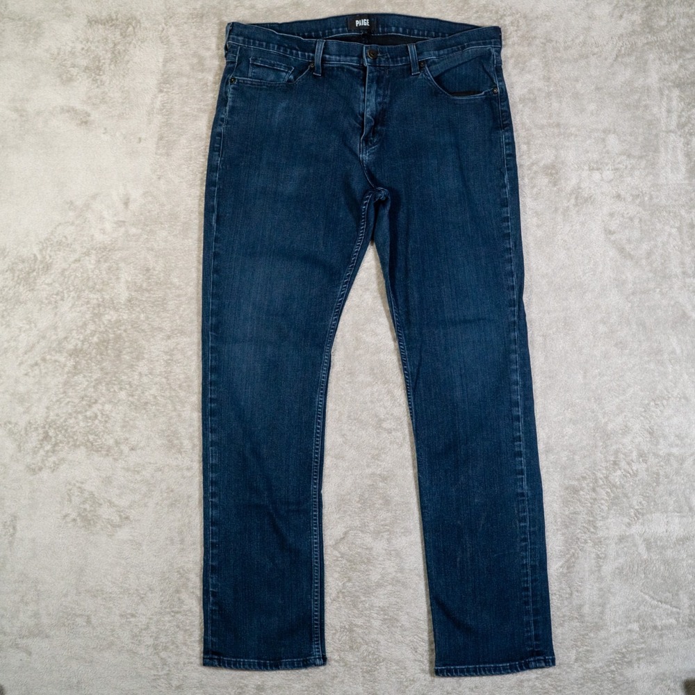 Paige Jeans Mens 38x30 Blue Federal Slim Straight Made in USA